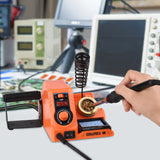 Soldering Station Adjustable Temperature with LED Digital Heat Torch for  Welding Repair DIY Tip Cleaner Solder Wire US Plug