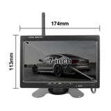 1PCS New Multi-function 7-inch 2.4G Built-in Wireless Truck Image Reversing Display Bus 12V-24V AV Car Input Two-way J7L5