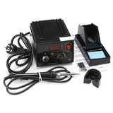 967 110V 220V Black Metal Electric Rework 967 Soldering Station Iron LCD Display With 3pcs Tips  Iron Handle