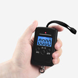 Portable 40Kg Hanging Scale Digital Scale Blue Backlight Electronic Fishing Weights Pocket Scale Luggage Scales Hook Scale