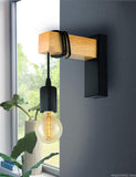 Modern Wood Arm Wall Lamp Creative Decorative Vanity Light Wall Light Mirror Lights Indoor Wall Lamps Indoor Lighting Fixtures