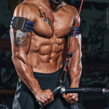 One Pair BFR Bands Blood Blocking Training With Weight Lifting Exercises Muscle Straps Arms  Growth Without Lifting Heavy Weight