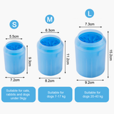 Pet Dog Paw Cleaner Cup for Small Large Dogs Feet Washer Portable Cat Dirty Paw Cleaning Cup Soft Foot Wash Tool Dropshipping