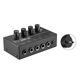 HA400 4 Channels Mini Stereo Headphone Amplifier with Power Adapter US/UK/EU/AU
