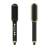 Hair Straightener Brush Heat Comb Hair Straightening Iron Adjustable Temperature Settings Anti Scalding Professional Hair Salon