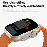 Smart Watch TD8 Ultra 49mm Case NFC Bluetooth Call Wireless Charge Fitness Tracket Series 8 Men Women Smartwatch