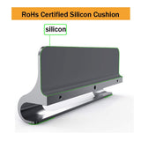 Vertical Laptop Stand with 2 Slot Aluminum Desktop Notebook Holder 12mm-32mm Width Adjustable Dock for Macbook Air Pro