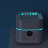 Aromatherapy Air Purifier For Home H13 HEPA Air Cleaner Air Humidifier Aroma Diffuser Negative Ion Generator Colorful Light