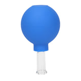Rubber Head Glass Vacuum Cupping body Massager ventosa Suction Cups Glasses vacuum suction therapy cupping set cans for massage