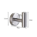 1Pcs Stainless Steel Silver Bathroom Hardware Set Towel Rack Toilet Paper Holder Towel Bar Hook Bathroom Accessories