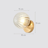 Nordic Led Wall Moon Lamp Iron Modern Decorative Stairs Led Light Home Bedside Round Glass Wall Lights Wood Applique Murale E27