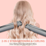 Ceramic Hair Curler Straightener 2 IN 1 Heating Curling Iron 13 Temperature Intelligent Hair Iron Curlers Wave Hair Style Tools