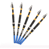 Telescopic Rock Fishing Rod Spinning Fly Carp Feeder Carbon Fiber Pesca 3.6M 3.0 M 2.7M 2.4M 2.1M 1.8M Mini Travel Tackle
