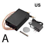 8000W 9600mA Mini Spot Welder Machine DIY Kit 18650 Battery Spot Welding Pen Tool 100-240V 1200A Black 15*9.8*5cm