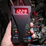 12V LCD Digital Battery Tester Test Scan Tool Digital Battery Analyzer for Vehicle Heavy Duty Truck