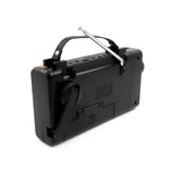 Emergency Radio Hand Crank Solar 1200mAh Rechargeable Power Bank LED Flashlight Reading Lamps SOS Siren AM/FM/SW1/SW2 Receiver