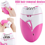 Electric Hair Removal Epilator Painless Machine USB Charging Portable Face Body EY669