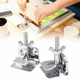 2pcs Metal Frame Hinge Clamp Durable DIY Thumbscrew Screen Printing Hobby Fixing Parts Squeegee Fastening Butterfly Emulsion