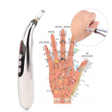 5 in 1 Electric Acupuncture Pen Meridians Laser Therapy Heal Massage Pen Detector Face Massage Roller Facial Body Beauty Care