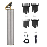 Professional Hair Clippers Trimmer 0mm Rechargeable Hair Shaving Machine Hair Cutting Beard Cordless Barber For Men Hair Trimmer