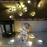 10LED Herz Form String Lichter Warme Holz Fr Weihnachten, geburtstag, Hochzeit Dekoration Party Valentinstag Hause Licht blubs