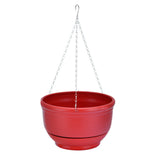 2pcs Succulent Yard With Chain Flower Pot Indoor Outdoor Balcony Solid Garden Home Decor Heavy Duty Plastic Automatic Watering
