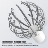 Electric Head Massager 12 Claws Vibration Stimulation Octopus Scalp Massage for Head Scratcher Rechargeable Relieve Head Fatigue
