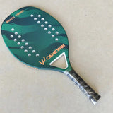 Camewin Adult Professional Carbon Beach Tennis Paddle Racket Soft EVA Face Raqueta With Bag