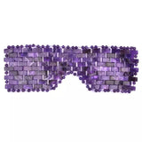 Natural Gemstone Bead Jade Sleep Mask Rose Quartz Amethyst Eye Mask Promote Relaxation Gua Sha Body Massage Tool For Health Care