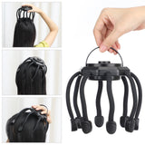 Rechargable Electric Octopus Claw Scalp Head Massager 3 Vibration Modes Scalp Relaxation Stress Relief and Hair Stimulation