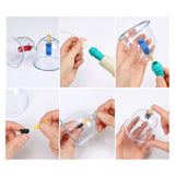 24pcs Vacuum Cupping Therapy Set Body Anti-cellulite Massager Magnetic Treatment Suction Cups Relaxation Massage Kit Health Care