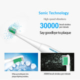 Lansung Electric Toothbrush SN901 Rechargable Sonic Toothbrush 4 Nozzle For Toothbrush Adults Tooth Brush Electric