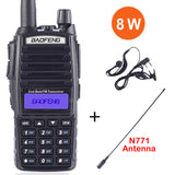 Baofeng UV-82 Walkie Talkie Real 8W Portable Radio Dual PTT Two-way Radio Vhf Uhf Amateur Radio Receiver UV82 Better than UV5R