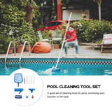 1 Set Practical Pool Spoon Net Pool Brush Trash Collector Pool Cleaning Tool