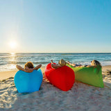 Camping Inflatable Sofa Lazy Bag Portable folding chair Sleeping Bag Air Bed Inflatable Sofa Lounger Trending Beach Bag