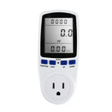 Digital LCD Energy Meter Wattmeter Monitoring Device Wattage Electricity Kwh Power Measuring Analyzer