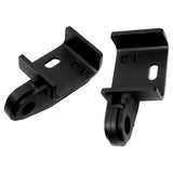 2Pcs Auto Front Tow Hook Shackle Bracket for Replacement Black