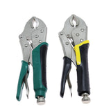 10“Inch Pincers Locking Forceps Adjustable Tightening Clamp Vice Grips Vigorous Pliers With Elastic Rubber Handle Tools