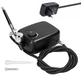 Multi-purpose Professional 0.3mm Airbrush Non-oil Type 15-25PSI Air Pump Set for Model Making Art Painting