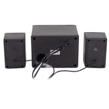 Computer Speaker 2.1 USB Powered Stereo Subwoofer Multimedia Wired Mini Speaker with RGB LED Light for PC Laptop MP3 Player