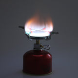 Outdoor Disc Burner Integrated Gas Stove Head Highfire Stainless Steel Manual Ignition Camping Equipment