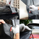 FOSHIO Carbon Fiber Vinyl Film Sticker Car Wrap Tool Kit Car Accessories Auto Window Tinting Magnetic Squeegee Razor Scraper