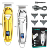 All Metal Men's Professional Electric Hair Trimmer Barber Hair Clipper Beard Salon Hair Cutter Machine Rechargable Haircut
