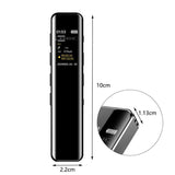 Mini Portable Digital Voice Activated Recorder For Lectures And Meetings Noise Reduction Clear Audio Sound Recorder MP3 Black