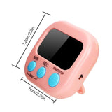 LCD Digital Kitchen Timer Big Digits Loud Alarm Magnetic Backing Stand with Large LCD Display For Cooking Baking Sports Games