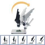 KKMOON G1200 12MP 1-1200X Digital Microscope for Soldering Electronic 500X 1000X Microscopes Continuous Amplification Magnifier