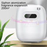 600m3 Timing Schedule Double Use Frggrance Aroma Machine Essential Oil Scent Diffuser 200ml Battery/Electric Oil Sprayer White