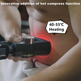 Mini Portable Massage Gun With Hot Compress Function Electric Body Deep Tissue Massager  Pain Muscle Relief  New Products