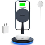 3 in 1 Magnetic Wireless Charger for iPhone 14 Pro Max/13 Chargers for Apple Watch 6 SE Airpods Pro 2 3 Charger Holder