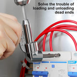 6Pcs Angle Screwdriver Drill Attachments 105° Angle Screwdriver Attachment Adapter 1/4 Hex-Shank Drill Extension Holder